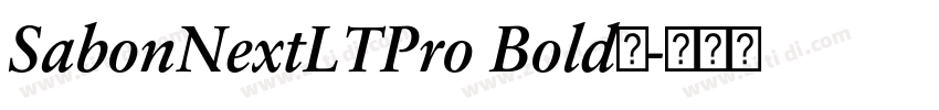 SabonNextLTPro Bold◆字体转换 SabonNextLTPro Bold◆字体转换
